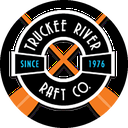 Truckee River Raft Co. circular badge — crossed orange paddles, since 1976